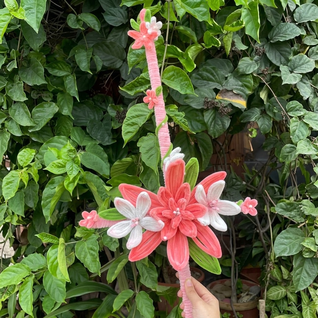 PIPE-CLEANER FLOWERS