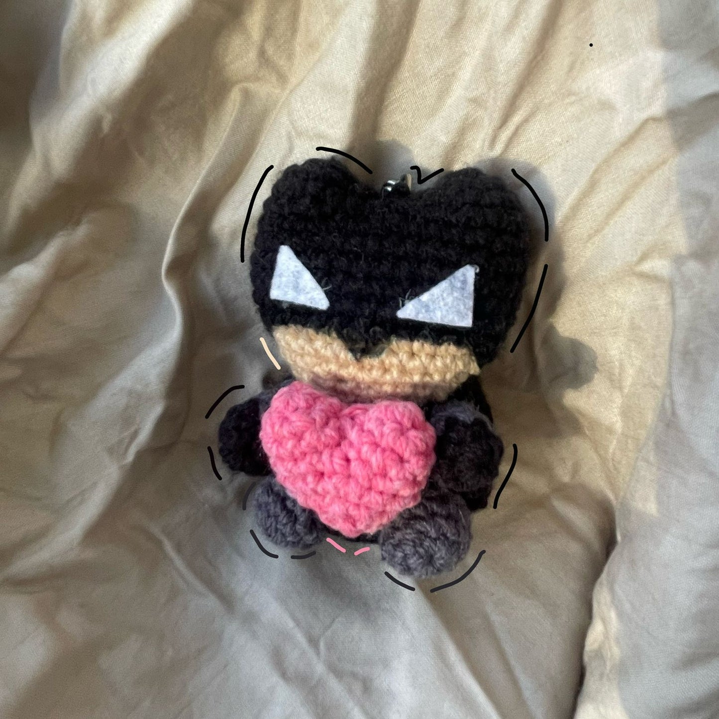 BATMAN & HELLOKITYY KEYCHAINS